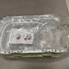 ペットキャリーケース　 クレート　プラスチック (グリーン（天窓付き）の画像