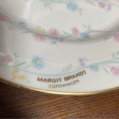 MARGIT BRANDT 花柄皿 COPENHAGEN 大皿 ケーキ皿の画像