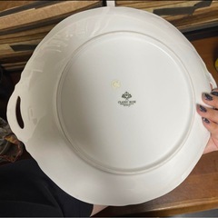 CLASSIC ROSE ROBENTHAL GROUP 花柄取っ手付き陶磁器皿 大皿 ケーキ皿？の画像