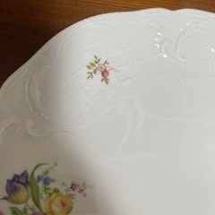 CLASSIC ROSE ROBENTHAL GROUP 花柄取っ手付き陶磁器皿 大皿 ケーキ皿？の画像