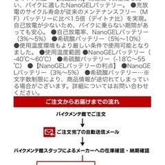 スーパーカブ110 中古バッテリーの画像