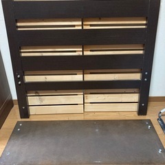 収納付きシングルベット（引き出し４つ）の画像