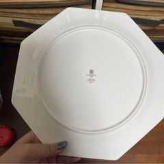 GIVENCHY 八角形皿 ホワイト 大皿 ケーキ皿？の画像
