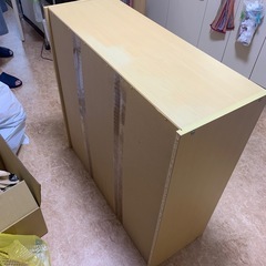 8/10か8/11引き取り可能な方0円【中古】本棚 可動式の画像