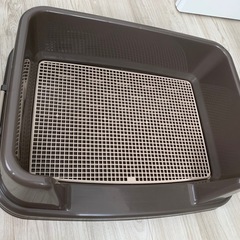 未使用　トイレトレー　すのこ付　飛び散り防止　の画像