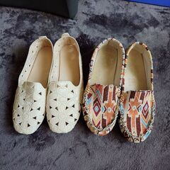 24㌢夏向きシューズ②足セットの画像