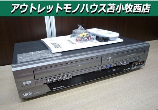 現状品 再生のみ確認 ビデオ一体型DVDビデオレコーダー SUEDE DR-180AE