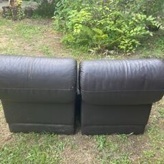 カリモクソファ　ペアの画像