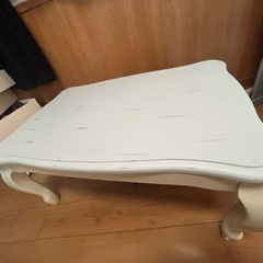猫脚こたつテーブルの画像