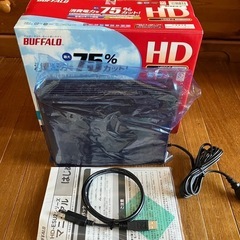 未使用品‼️バッファロー外付けHDD‼️HD-ES640U2‼️の画像