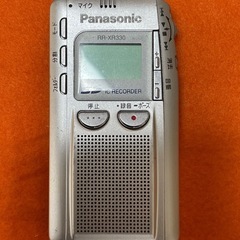 ボイスレコーダーPanasonic RR-XR330 外部MC、電話録音セットの画像