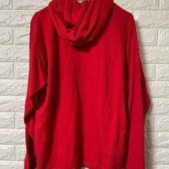 RUSSEL ATHLETIC U.S.A. プルオーバーパーカー レッド Mの画像