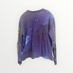 【リーバイス スターウォーズ】  宇宙柄 長袖カットソー Mの画像