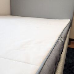 [20%引き•8/21まで出品]IKEAベッド+マットレス【ダブルサイズ】の画像