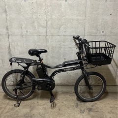 電動自転車　受け取り希望　ジャンク品 3人乗り用チャイルドシート付きbikke POLAR e（ビッケポーラーe