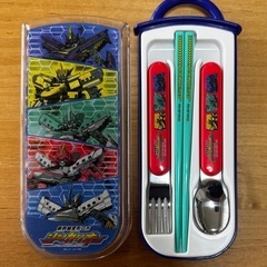 シンカリオンお弁当箸セット(青)の画像