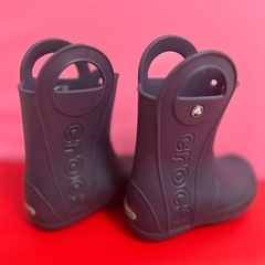 クロックス　長靴　レインシューズ c12 18.5センチの画像