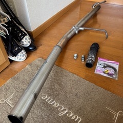 mc21s マフラー　スズキ流用可　自作　ストレート　リアピース