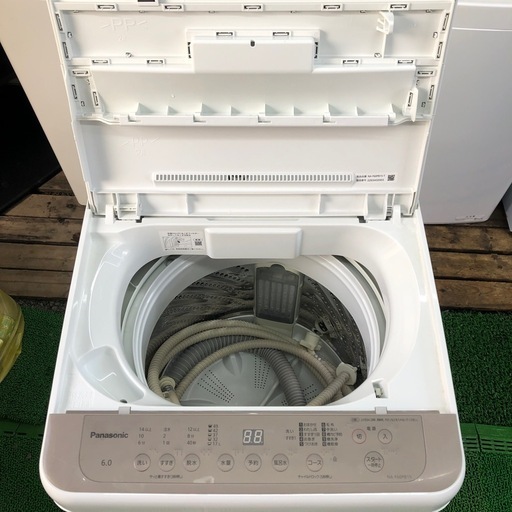 2022年製Panasonic 洗濯機6.0kg NA-F60PB15 ST (便利屋GO) 環状