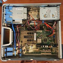 フルタワーデスクトップPC DELL E521 と モニター MITSUBISHI RDT231WLMの画像