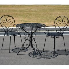 ≪zyt2370ジ限≫ 美品 ガーデンテーブル・ガーデンチェア ...