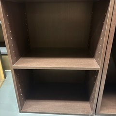 🉐　木製収納3点セット　棚　書籍棚　の画像