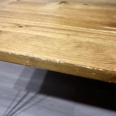 【最終値下げ、締切8/5まで】天然木ダイニングテーブルの画像