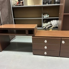 【極美品】コンパクト 組み替えシェルフ 子ども部屋 テーブル TVボードの画像