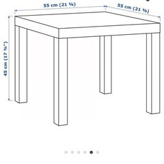 【無料】IKEA ローテーブル　LACK　の画像