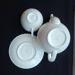 afternoon tea パラレルシリーズ ホワイトティーカップ＆ポットの画像