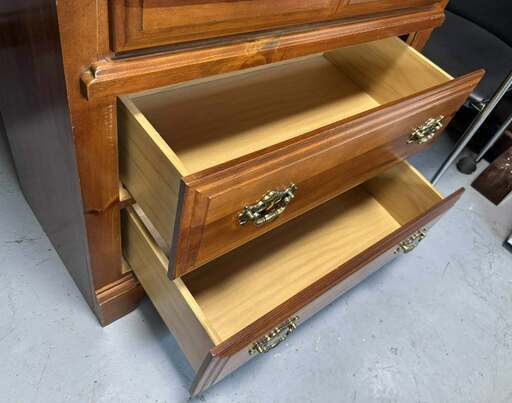 US アメリカン ブロイヒル Broyhill 5段チェスト、幅86cm Used/キレイ