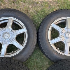 50プリウスに使用　195/65R15スタッドレスタイヤホイール4本セットの画像