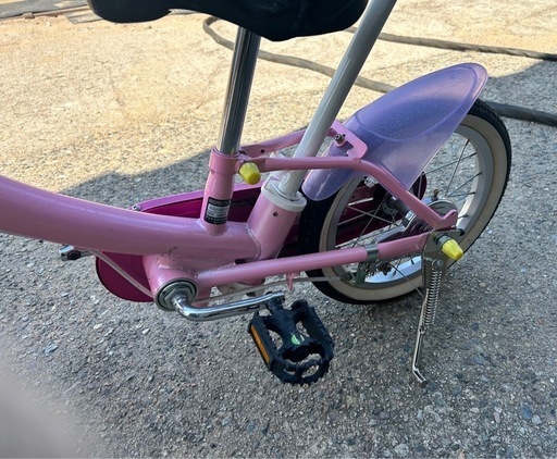 ♡ミニーちゃん♡ハンドルバー&補助輪付き子供用自転車　14インチ ♡ミニーちゃん♡ハンドルバー&補助輪付き子供用自転車 14インチ