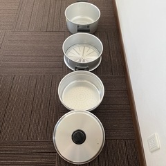 せいろ蒸し器　蒸し器　アルミ製　30cmの画像