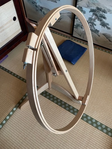 パッチワーク　刺繍フープスタンド