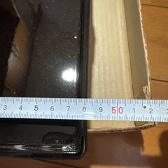 花装飾の漆　おぼん　約48cm x 30cmの画像