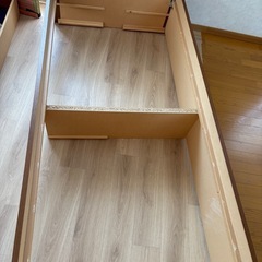 畳シングルベッドフレーム 収納機能ありの画像