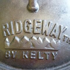ダッチオーブン/KELTY/RIDGEWAY TM30㎝/キャンプ・アウトドア用品・本体のみ・現状渡しの画像