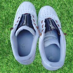 🉐🌈ナイキ27.5cm シューズ　白　ファスナー🌈NIKEの画像