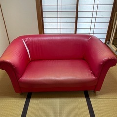 【受け渡し決定】ソファー（二人掛け）の画像