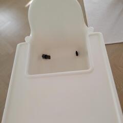 IKEA　ハイチェア　ホワイトの画像