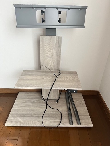 テレビスタンド テレビ台 昇降 壁寄せ 電動昇降 上下/左右 首振り おしゃれ 32〜65インチ 対応 隠しキャスター付 テレビラック TVスタンド 自立式 ローボード