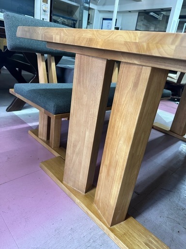 【ほぼ未使用】木製ダイニングテーブル　極美品
