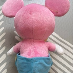 ミッキーマウス ぬいぐるみ ピンク/青 約30cmの画像