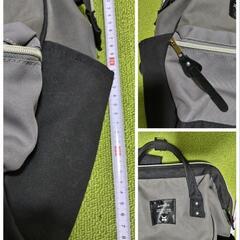 anello リュック グレー×ブラックの画像