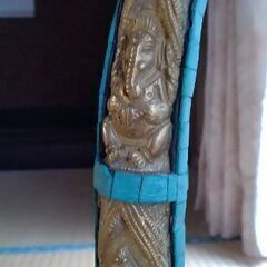 インド製　置物　ガネーシャ　真鍮　豊穣の神様の画像