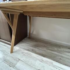 ★北九州、福岡市周辺配送可【ナフコ】ダイニングテーブル  キャスト150  【定価48,800円】 北欧生まれのシンプルデザイン【配送に設置込】💳自社配送時🌟代引き可💳※現金、クレジット、スマホ決済対応※  【配送希望は要決済前問い合わせ】の画像