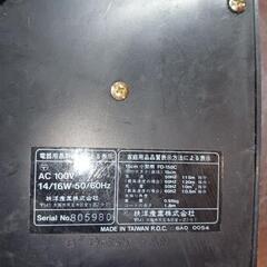 【中古・動作品】デスクファン　扇風機の画像