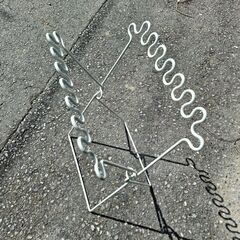 ニトリ　ゴミ袋スタンド　白の画像