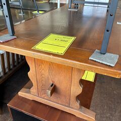 【ジャングルジャングル深井店】★応接木製テーブル テーブル 木目...